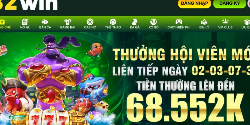 Đăng ký 32WIN nạp rút dễ dàng